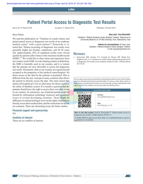 patient portal chong hua|Access your diagnostic test results .